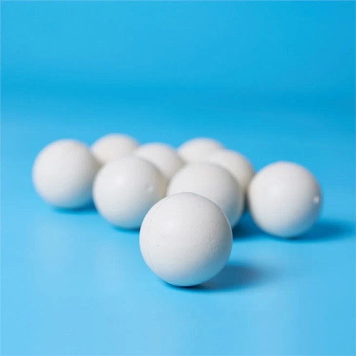 White Solid Rubber Ball With Wear Resistance And High Bounce